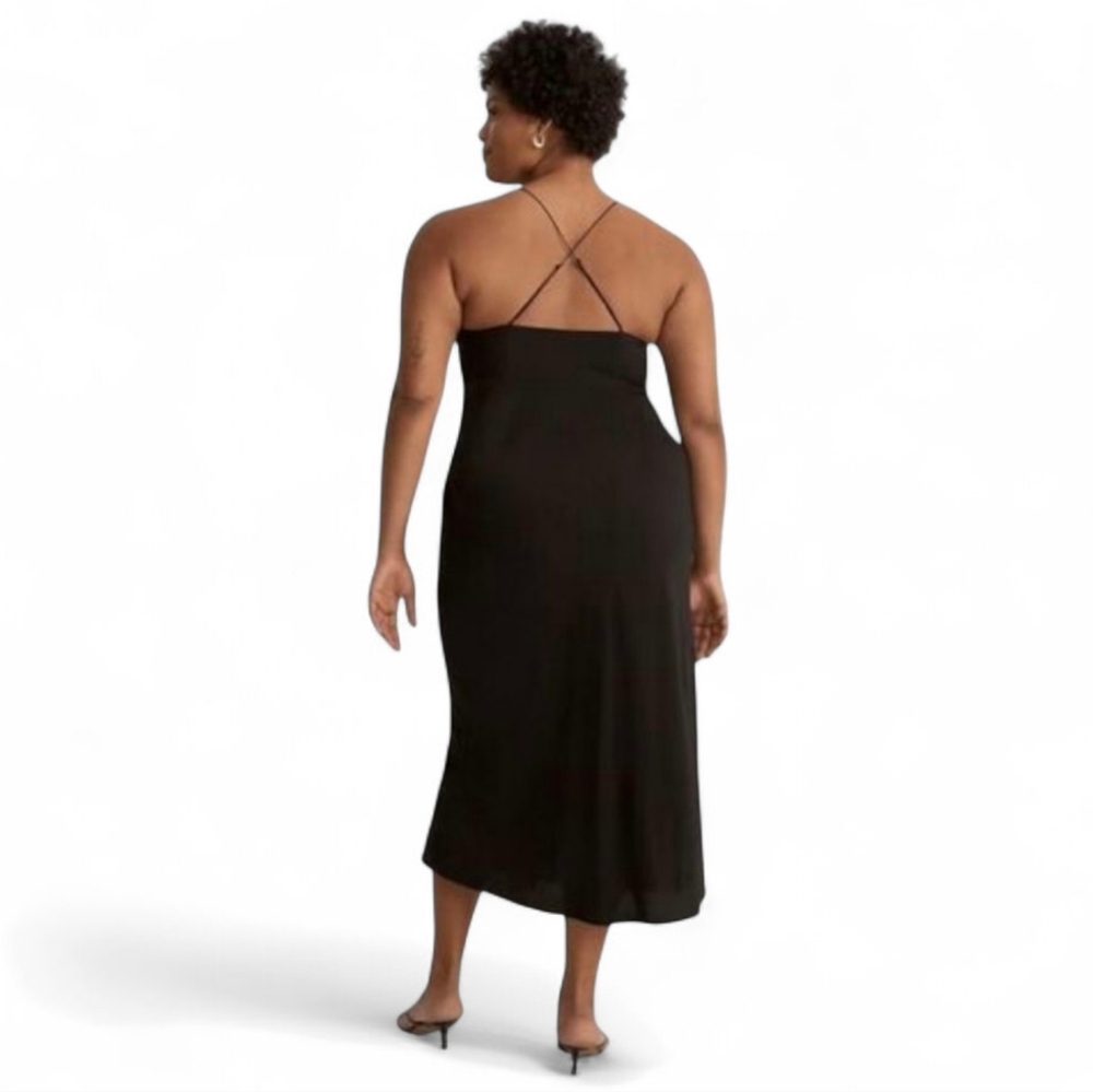 Madewell | Crossback Slip Midi Dress Layton Adjustable‎ Straps 14 Effortless NWT